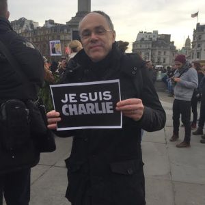 Francois, from France but living in London: "It is so comforting to feel such a solidarity from English people."